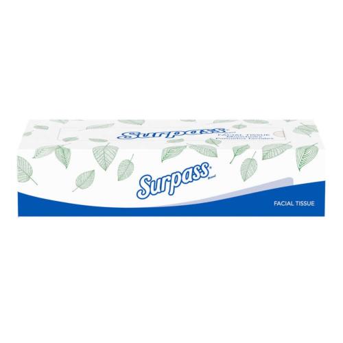 Surpass® Facial Tissue, White, 1/Cs/3000