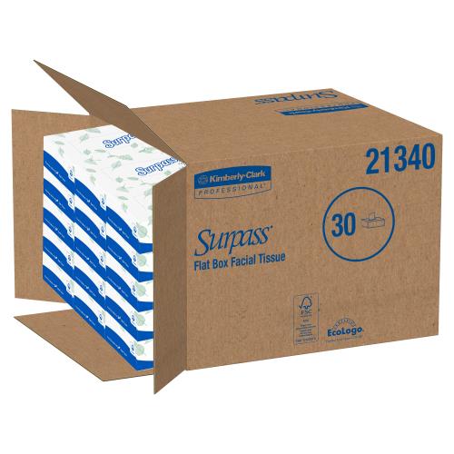 Surpass® Facial Tissue, White, 1/Cs/3000