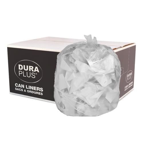DURA PLUS Elite 42"x48'' clear/ploy garb bags Cs/75 ( X strong)