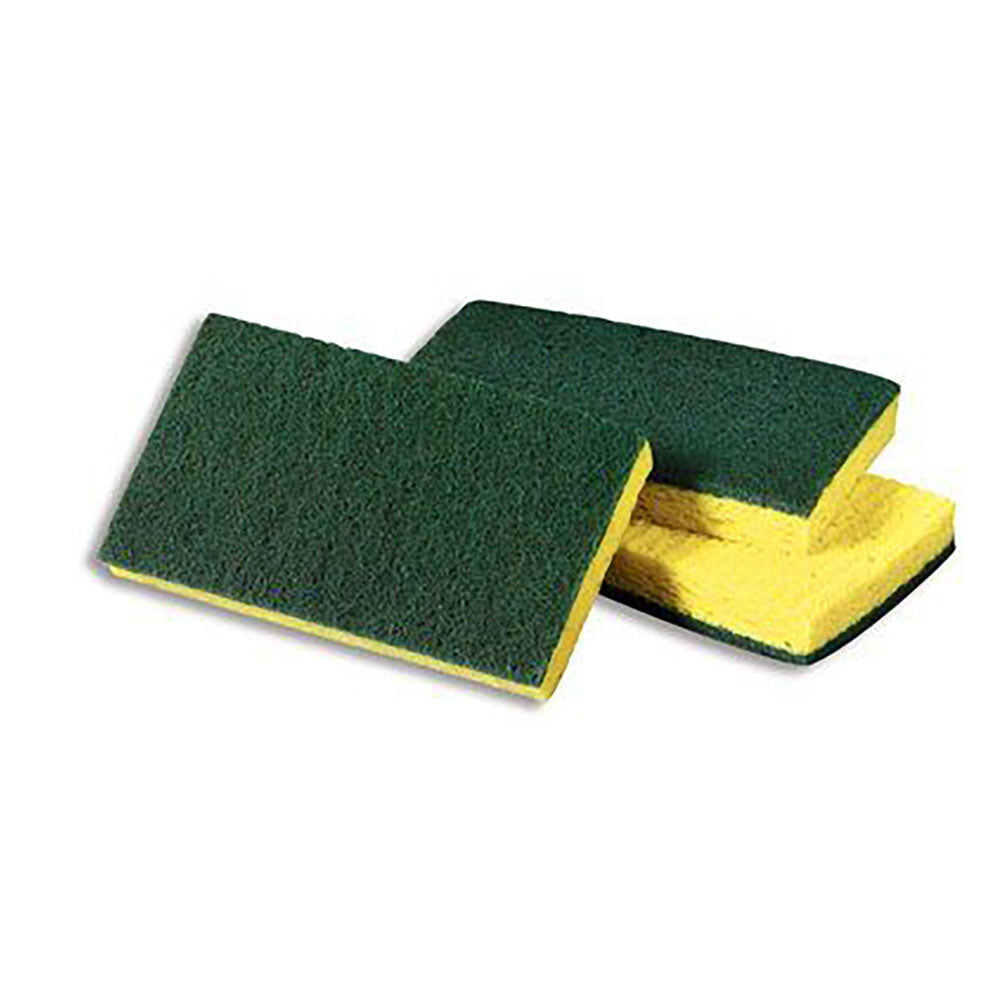 Scotch-Brite® Cellulose Scrubbing Sponge, Green/Yellow, 3.5" 20/CS