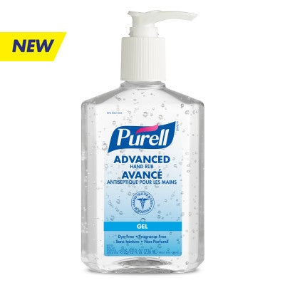 Purell Hand Sanitizer with Pump 8oz Bottles -12/case